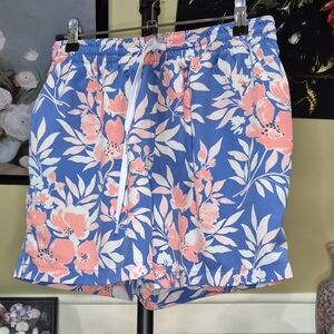 Chubbies Blue and Pink Floral Men's Hybrid Shorts